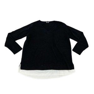 Hilary Radley | Women's Long Sleeve Top | Black | Size XXLarge